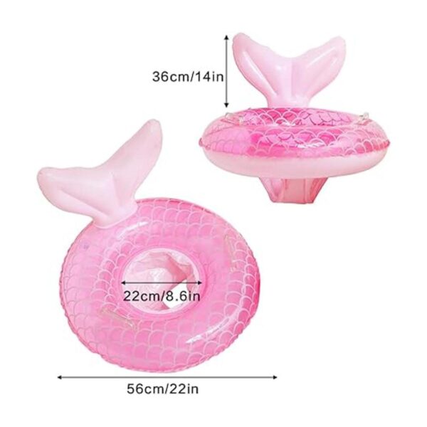 Flotador de natación para bebé inflable con asiento para_3