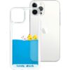 LUVI Funda protectora para iPhone 13 con diseño de pato de_3