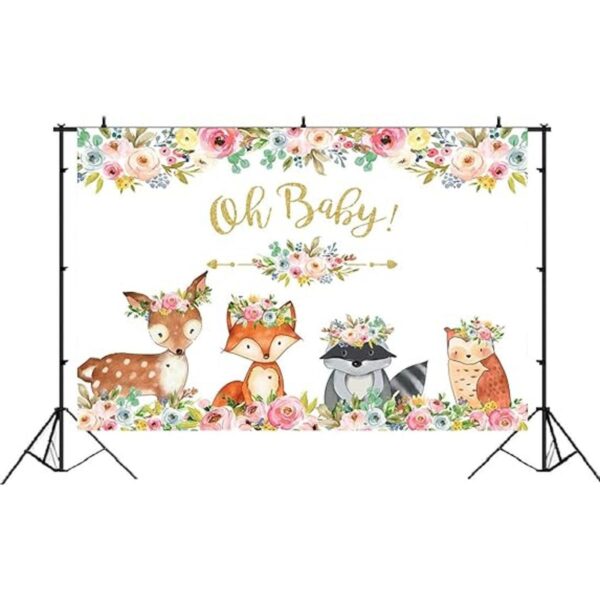 Animales Baby Shower Telones de fondo fotografía_2