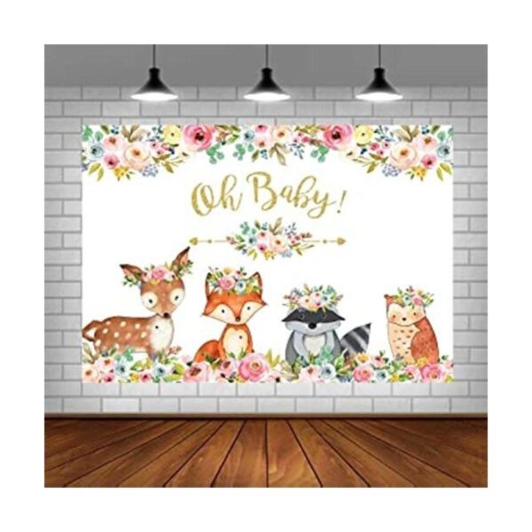 Animales Baby Shower Telones de fondo fotografía_1