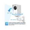 EastKing Soporte de pared para Wyze Cam Pan con funda de