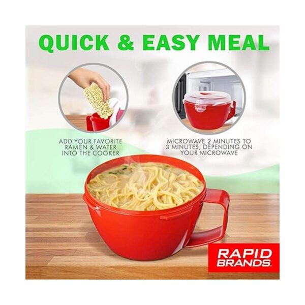 Taza rápida de fideossopa Sopa de microondas y fideos
