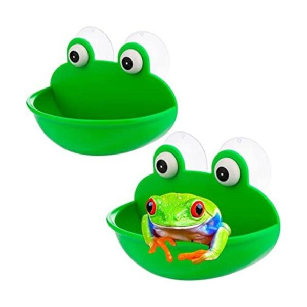 DQITJ Juego de 2 hábitat de rana para pecera diseño de_1