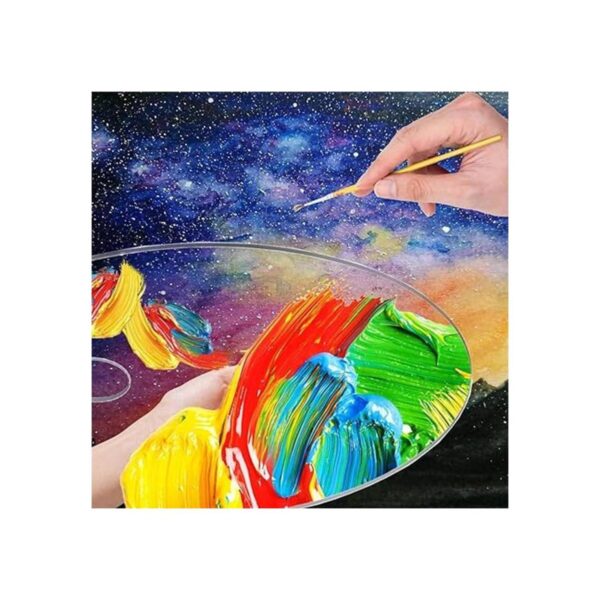 Paleta de pintura acrílica transparente de 15.7 x 11.8_3
