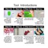Kits de pintura de diamantes para adultos diseño de flor_3