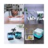 Clear Sphere Cube Diamond Triangular Pyramid Resin Mold 4