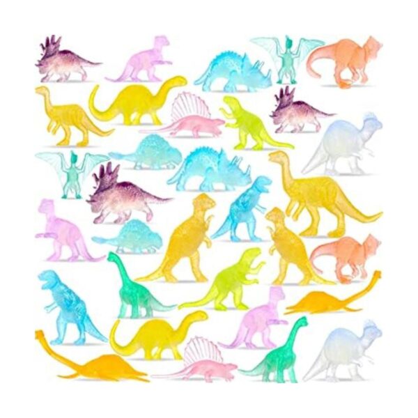 Juego de 32 juguetes pequeños de dinosaurios luminosos que_1