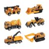 Juguetes para camiones de construcción 6 piezas mini_1