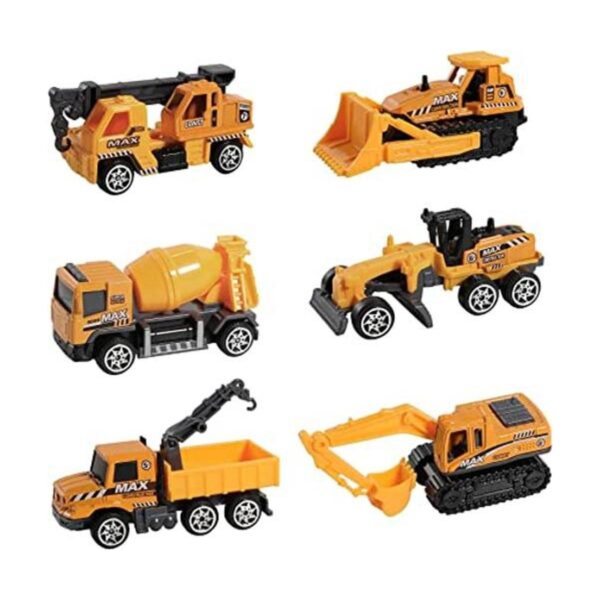 Juguetes para camiones de construcción 6 piezas mini_1