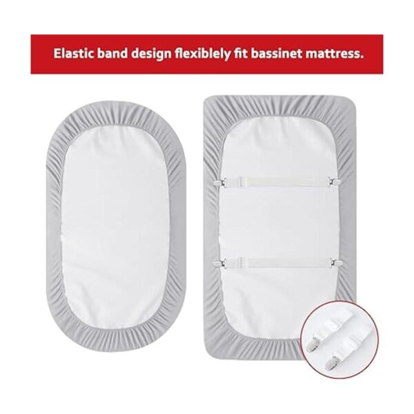 Funda de colchón para moisés de 33 x 17 pulgadas_6
