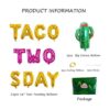 Decoración para fiesta de cumpleaños de Taco Twosday