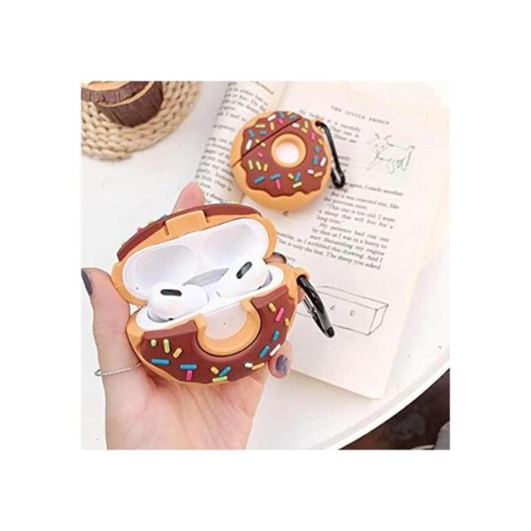 Funda de donas 3D para Airpod ProPro 2 funda suave para_4