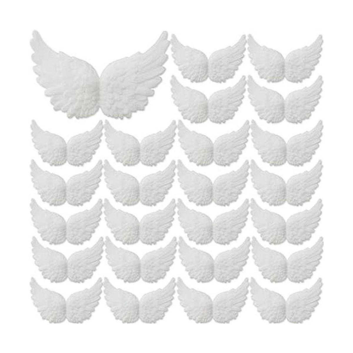 NSBELL 20 alas de ángel de plástico para manualidades