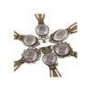 Glarks Juego de 12 marcadores de metal bronce antiguo 6