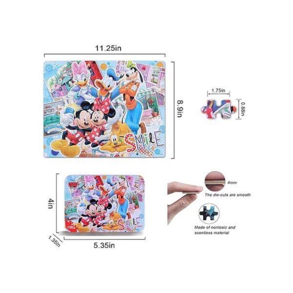 LELEMON 100 piezas de rompecabezas de Disney en una caja_2