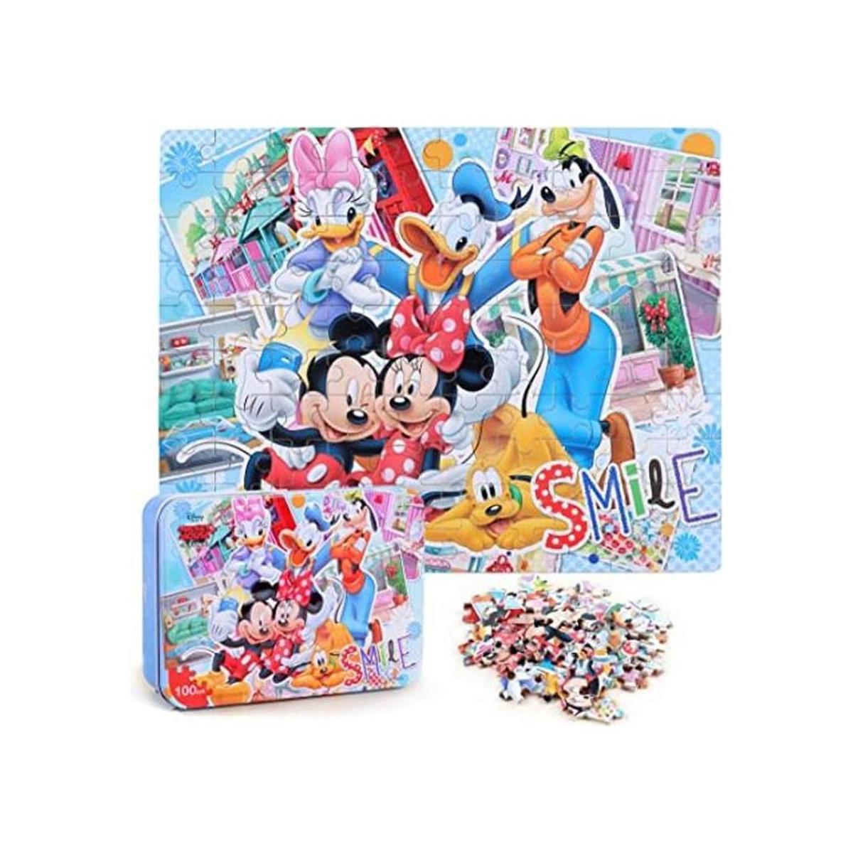 LELEMON 100 piezas de rompecabezas de Disney en una caja