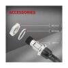 DaierTek Mini interruptor de botón momentáneo 1A 250 VCA_4