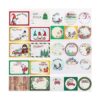 POPGIFTU 144 etiquetas de regalo de Navidad calcomanías