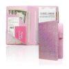 Mymazn Cartera holográfica con purpurina rosa para_5