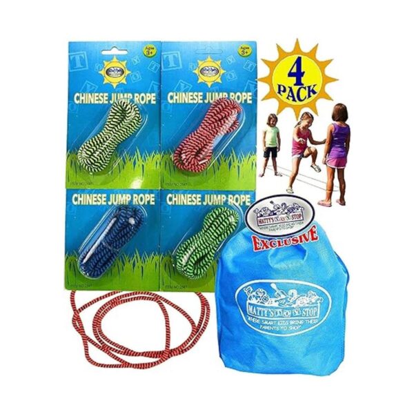 Juego completo de cuerda de salto china de lujo con bolsa_1
