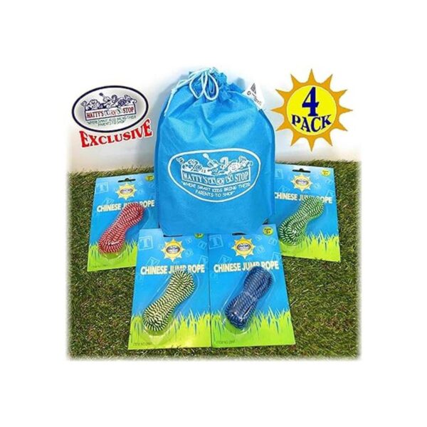 Juego completo de cuerda de salto china de lujo con bolsa_2