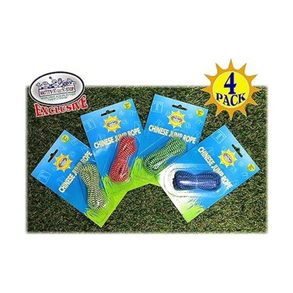 Juego completo de cuerda de salto china de lujo con bolsa_4