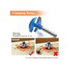 Mesee T Ranura Router Bit 14 Pulgada Mango Recto TTrack