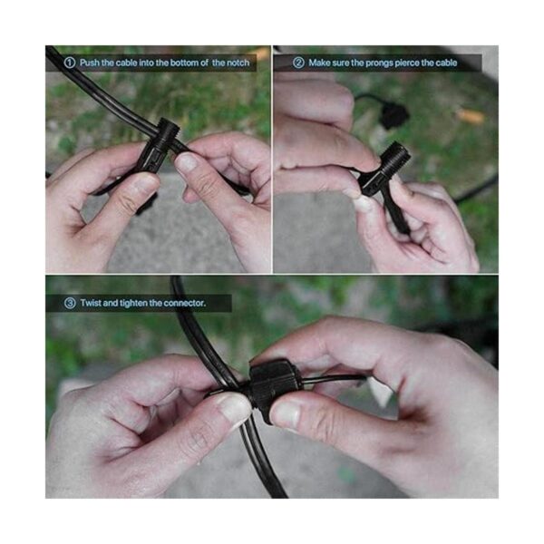 GOODSAMNN Conector de cable de bloqueo rápido para luz_4