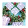 LeZakaa Mini rollo de papel de regalo de Navidad diseño_3