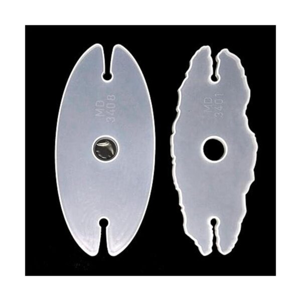 Honbay 2 moldes de silicona para soporte de vino moldes
