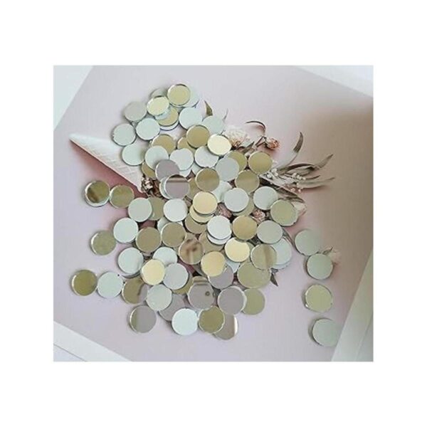 Juego de 200 piezas pequeñas y redondas de cristal