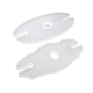 Honbay 2 moldes de silicona para soporte de vino moldes