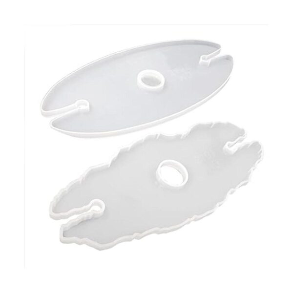 Honbay 2 moldes de silicona para soporte de vino moldes