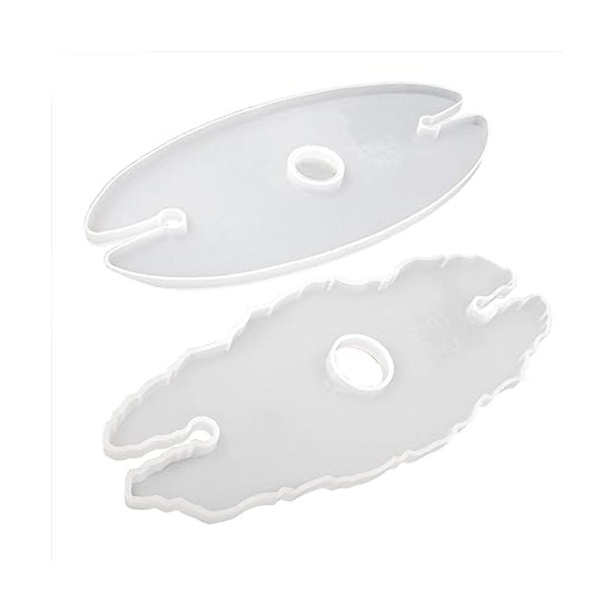 Honbay 2 moldes de silicona para soporte de vino moldes