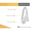 Coleman Cable 94158901 Cable de extensión para interiores_2