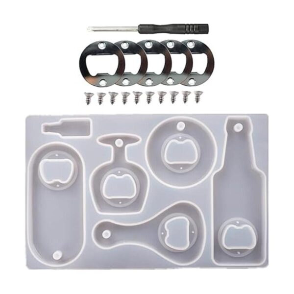 Kit de moldes de resina para abrebotellas moldes de