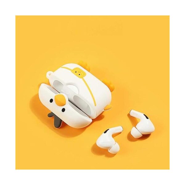 Compatible con AirPods Pro Funda blanca de pato para