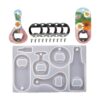 Kit de moldes de resina para abrebotellas moldes de