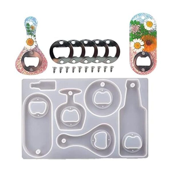 Kit de moldes de resina para abrebotellas moldes de