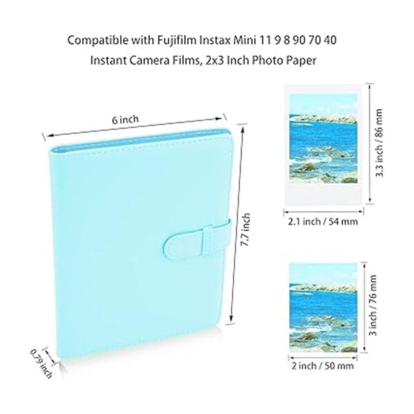 Hapeper lbum de fotos de 128 bolsillos compatible con