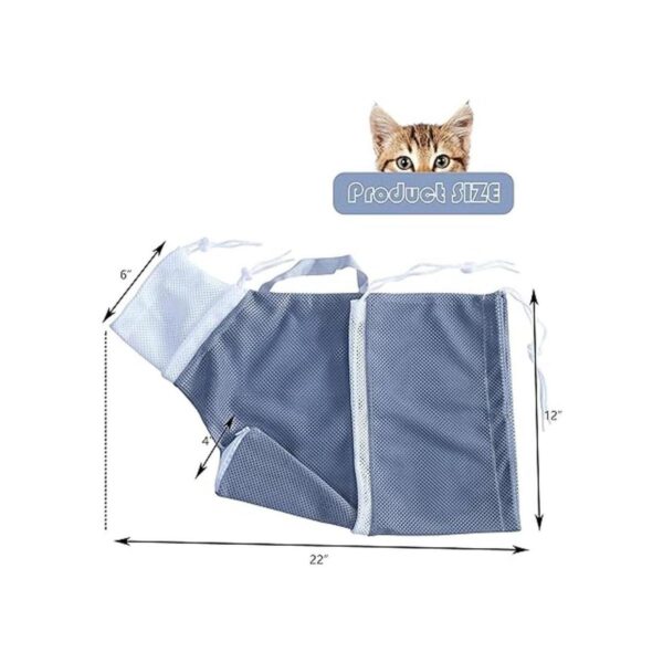 KlerRoem Bolsa de baño para gatos ajustable_3