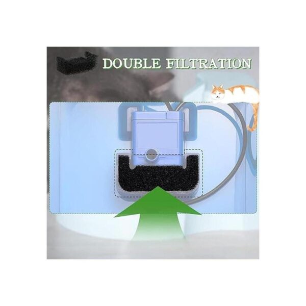 Outus 16 piezas de filtro de esponja para fuente de agua