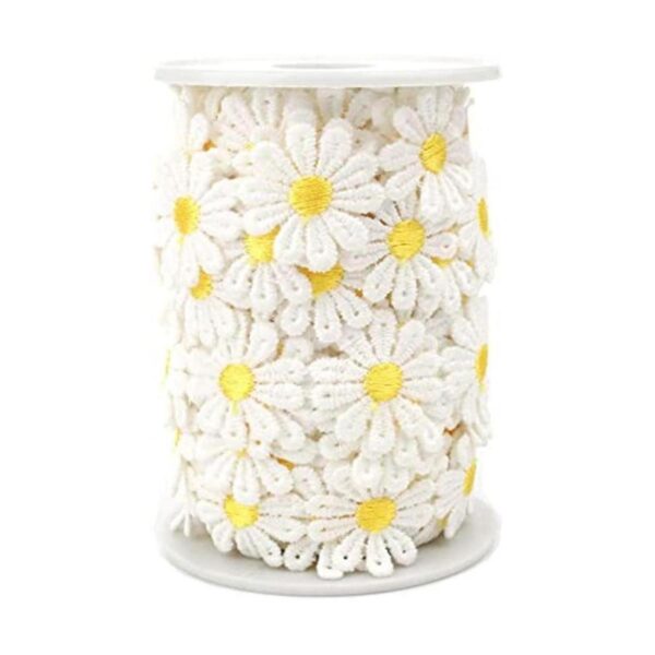 Encaje y adornos para decoración de flores de menba negra_1
