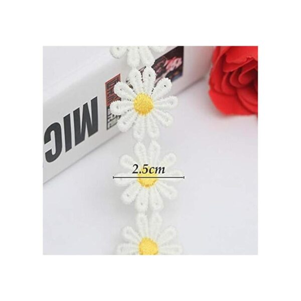 Encaje y adornos para decoración de flores de menba negra_3