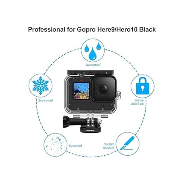 HONGDAK Carcasa impermeable de 169 pies para GoPro Hero 11_2