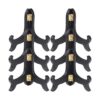LOCOLO 6 paquetes de soportes de madera negra para