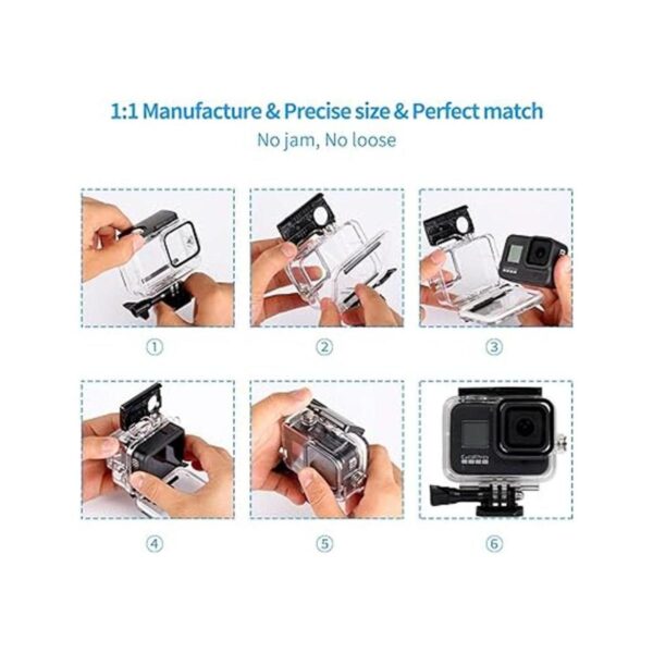 HONGDAK Carcasa impermeable de 169 pies para GoPro Hero 11_3