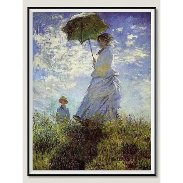 NIHOJIUMA Monet Kits de pintura de diamantes para mujer_1