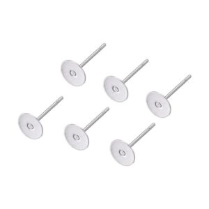 Craftdady 500 piezas de acero inoxidable plano redondo en_1