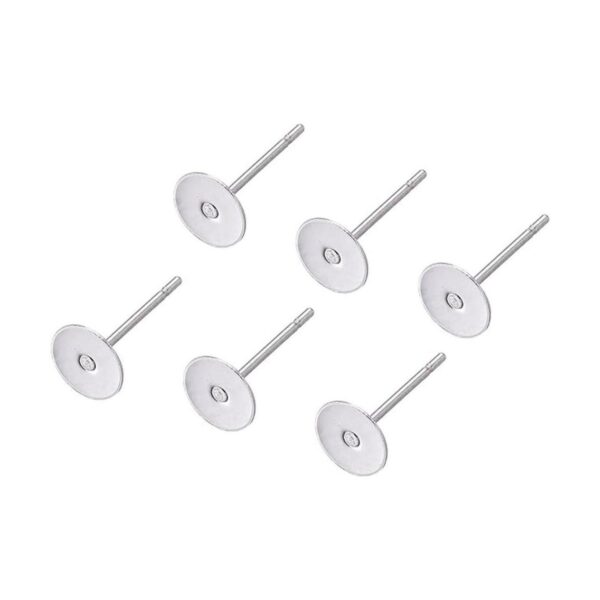 Craftdady 500 piezas de acero inoxidable plano redondo en_1